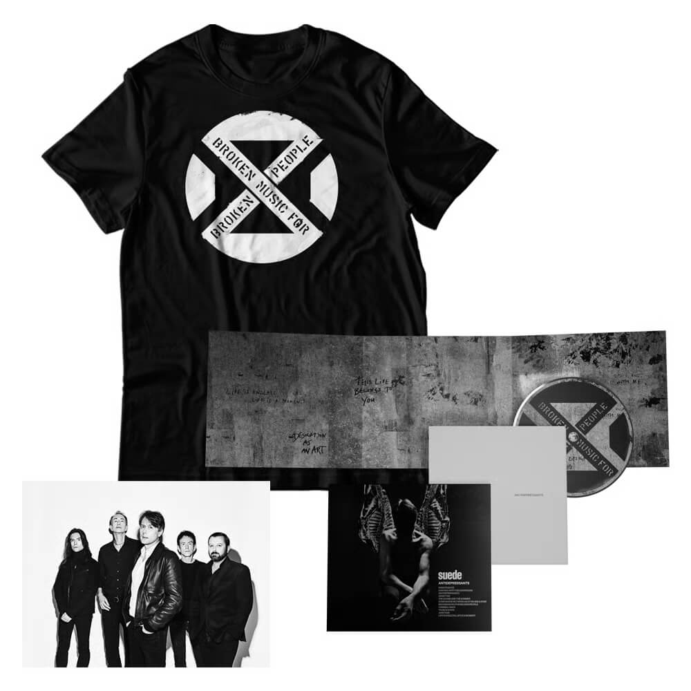 Antidepressants CD + T-Shirt with Signed Print